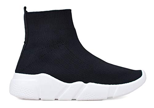 BOSANOVA Zapatillas Tipo calcetín Negro Negro 39