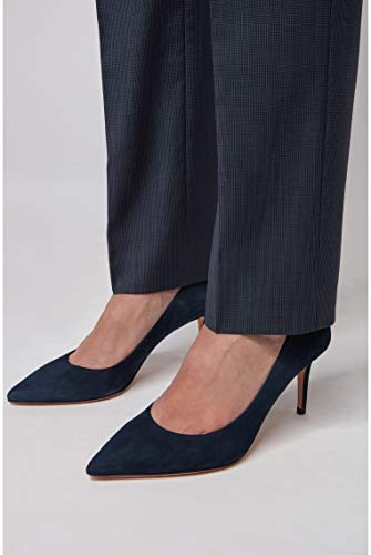BOSS Eddie Pump 70-S, Bomba Mujer, Azul Oscuro, 39 EU