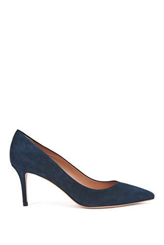 BOSS Eddie Pump 70-S, Bomba Mujer, Azul Oscuro, 39 EU
