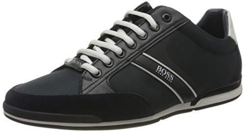 BOSS Saturn_Lowp_MX, Zapatillas Hombre, Dark Blue 405, 43 EU