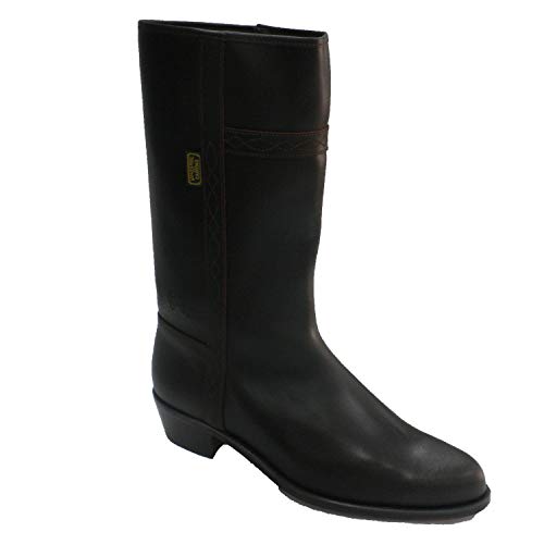 Bota campera Valverde del Camino Hombre y Mujer tacón Cubano en marrón Talla 36