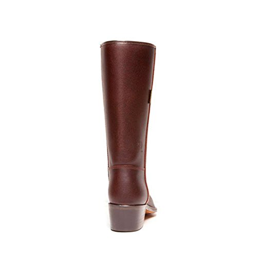 Bota campera Valverde del Camino Hombre y Mujer tacón Cubano en marrón Talla 36