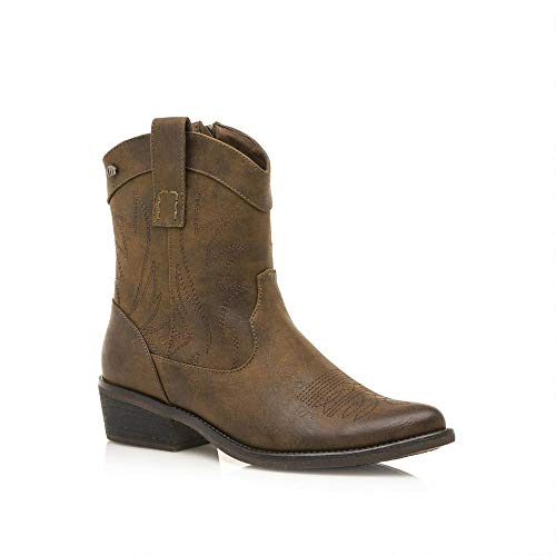 Bota Cowboy Mustang 58027 Vintage Marrón