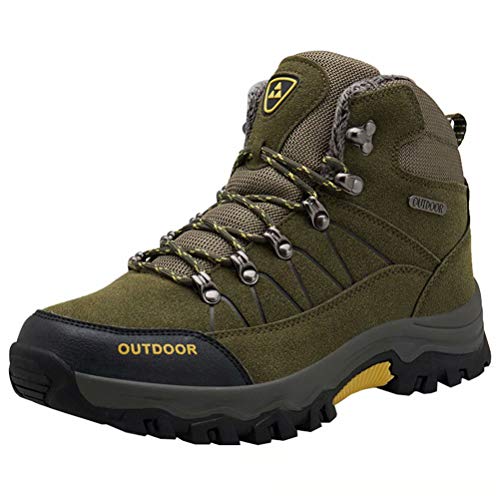 Botas De Invierno Hombre Botas De Nieve Impermeables Botas De Senderismo Cálidas Botas De Trekking Antideslizantes 42