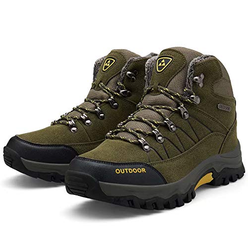 Botas De Invierno Hombre Botas De Nieve Impermeables Botas De Senderismo Cálidas Botas De Trekking Antideslizantes 42