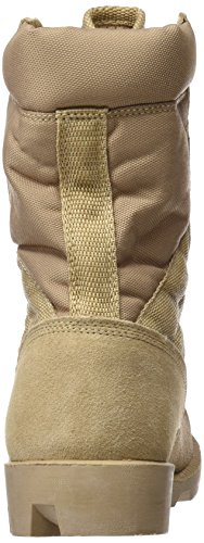 Botas de Piel de Ante para Hombre, diseño de Camuflaje del ejército Estadounidense, Color Caqui