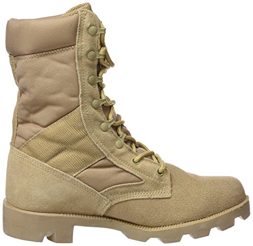 Botas de Piel de Ante para Hombre, diseño de Camuflaje del ejército Estadounidense, Color Caqui