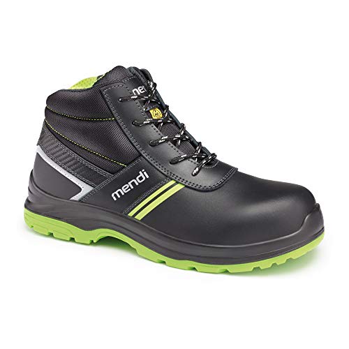 Botas de Seguridad para Hombre y Mujer Impermeables con Resistencia electrica/Calzado Botas de Seguridad Robusta cómodas, Ligeras Antideslizantes con Puntera Reforzada de Fibra de Vidrio (Numeric_45)