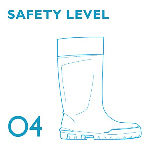 Botas de Seguridad para Hombres sin Puntera de Acero para la Agricultura, Ligeras, de Gran Comodidad, Suela Antideslizante, Resistentes al los Productos de Limpieza, Verde, EU 43