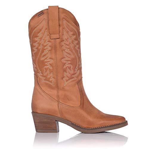 Botas de tacón Mustang 58964 Cuero