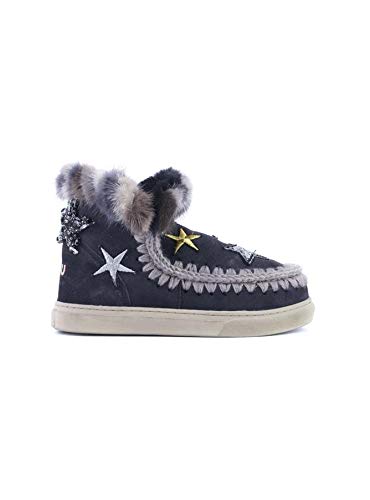 Botas Mou Eskimo Sneaker Stars & Mink Gris Mujer 38 OFFB