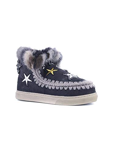 Botas Mou Eskimo Sneaker Stars & Mink Gris Mujer 38 OFFB