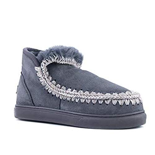 Botas Mou Mini Eskimo Sneaker Gris Mujer 38 BRGR