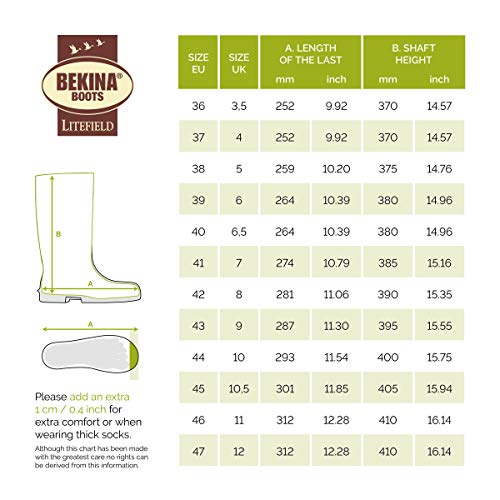 Botas para Caminar para Hombres, Muy Ligeras, Neotane 3 Veces más duraderas Que Las Botas de Goma comparables, Incl. Plantilla para pies Secos y cálidos, Suela marrón Antideslizante, EU 38