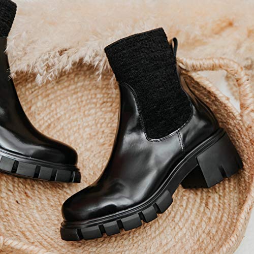 Botín Piel Negro Sons - 41