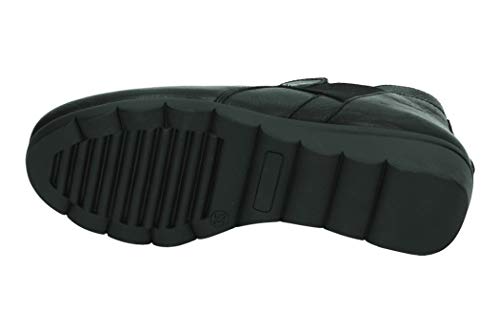 Botines cuña Piel y elástico Doctos Cutillas Talla: 36 Color: Negro