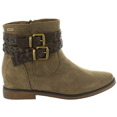 Botines de Mujer MTNG 50219 C6799 Taupe Talla 36