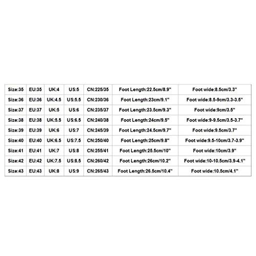 Botines de Mujer Zapatos Casuales con Cremallera Cabeza Redonda Zapatos Planos Adolescente Botines Talla Grande Zapatos para Correr Alta 2.5/4.5cm 35-43 riou