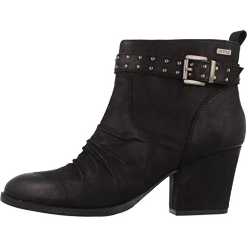Botines De Tacón Mustang 57426 Negro