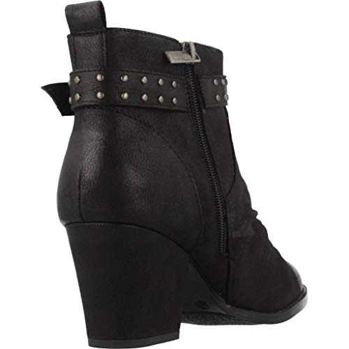 Botines De Tacón Mustang 57426 Negro