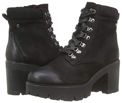 Botines de tacón Mustang 58142 Negro