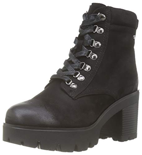 Botines de tacón Mustang 58142 Negro