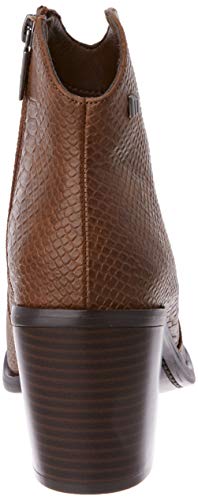 Botines de tacón Mustang Lambra 50187 Cuero - Talla: 39 genero: Mujer