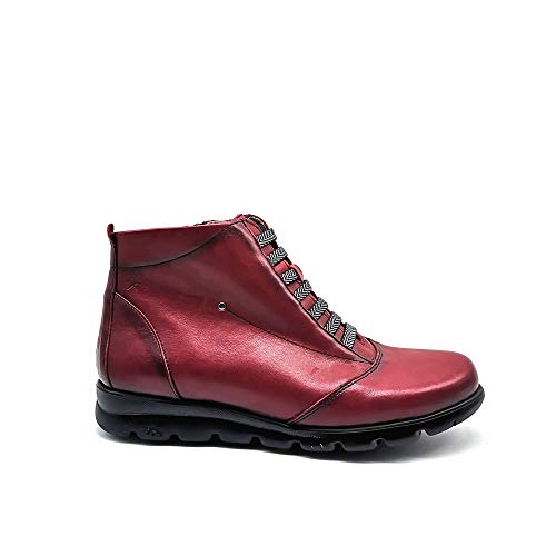 Botines Fluchos F0356 Picota para Mujer 38 Rojo