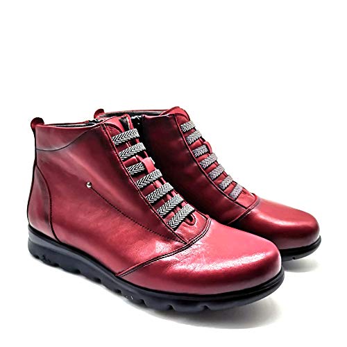 Botines Fluchos F0356 Picota para Mujer 38 Rojo