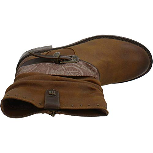 Botines Mujer MTNG | Botines GLAMI 58714 | MTNG Mujer | Botines Casual | Cierre con Cremallera | 47278 | Marron | 37