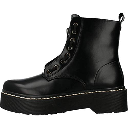 Botines Planos Mustang 58267 Negros