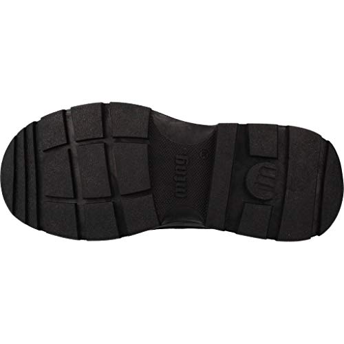 Botines Planos Mustang Tanke 69649 Negros