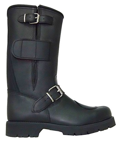 Botosvalverde - 807 - Bota Moto Cambio Box - Color : Negro - Talla : 42