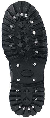 Brandit Phantom 14 Agujeros Unisex Botas Negro EU45, Piel, Regular