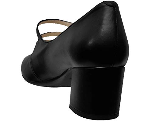 Brenda Zaro F3505 Napa - Zapatos de Mujer de Color Negro Liso, Negro (Negro (Negro)), 40 EU