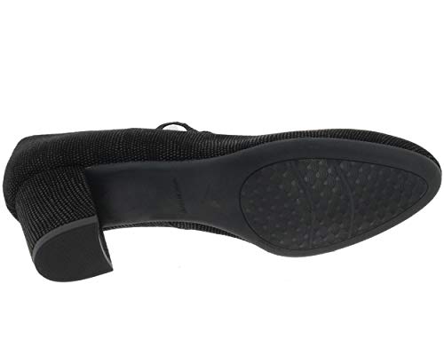 Brenda Zaro - Zapatos de Vestir de Piel Lisa Mujer, Negro (Negro (Negro)), 39.5 EU