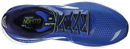 Brooks Adrenaline GTS 20, Zapatillas para Correr Hombre, Blue Nightlife White, 45 EU