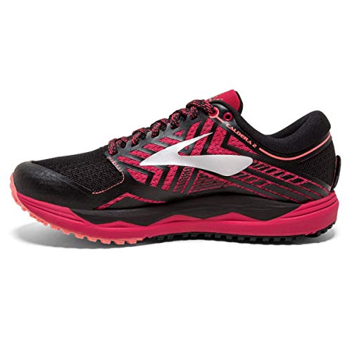 Brooks Caldera 2, Zapatillas de Running Mujer, Multicolor (Pink/Black/Coral 623), 42.5 EU