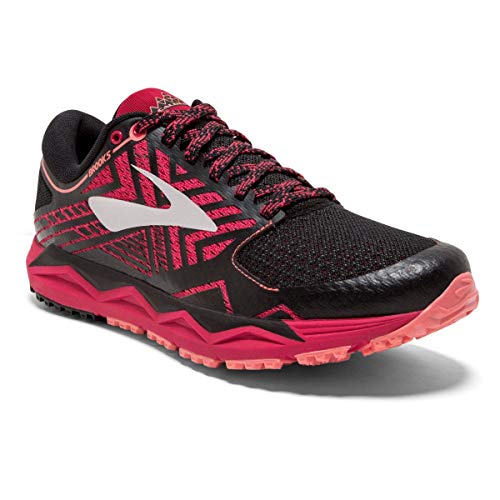 Brooks Caldera 2, Zapatillas de Running Mujer, Multicolor (Pink/Black/Coral 623), 42.5 EU