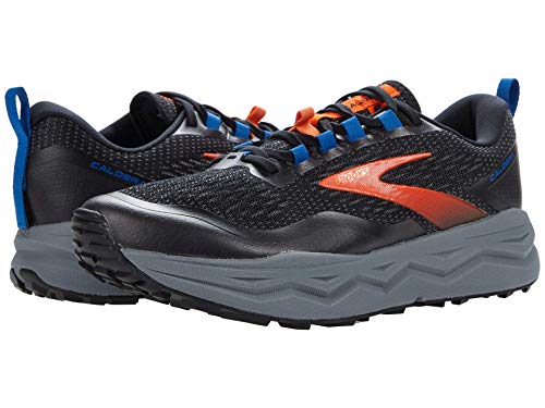Brooks Caldera 5, Zapatillas para Correr Hombre, Black Orange Blue, 46 EU