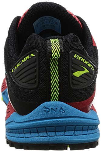 Brooks Cascadia 12, Zapatillas de Gimnasia Hombre, Rojo (High Risk Red/Black/Vivid Blue), 42.5 EU