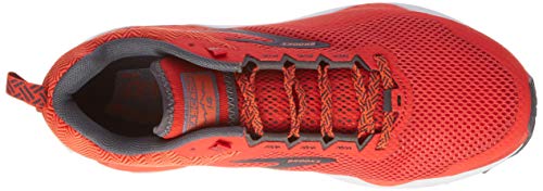 Brooks Cascadia 14, Zapatilla de Correr para Hombre, Red Ebony Grey, 42.5 EU