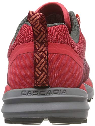 Brooks Cascadia 14, Zapatillas de Running Mujer, Rojo (Rumba Red/Rteaberry/Coral 628), 41 EU