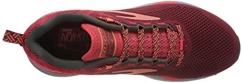 Brooks Cascadia 14, Zapatillas de Running Mujer, Rojo (Rumba Red/Rteaberry/Coral 628), 41 EU