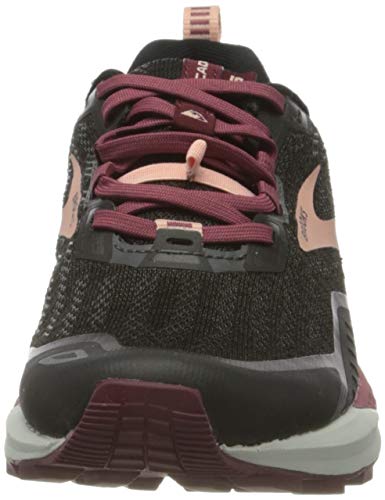 Brooks Cascadia 15, Zapatillas para Correr Mujer, Black/Ebony/Coral Cloud, 37.5 EU