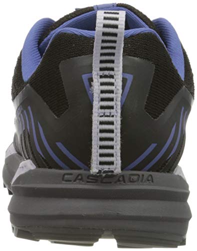 Brooks Cascadia GTX 15, Zapatillas para Correr Mujer, Black Marlin Blue, 37.5 EU