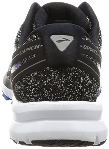 Brooks Launch 4, Zapatillas de Gimnasia Hombre, Negro (Black/Anthracite/Electric Blue), 42 EU