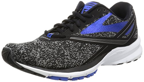 Brooks Launch 4, Zapatillas de Gimnasia Hombre, Negro (Black/Anthracite/Electric Blue), 42 EU