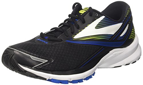 Brooks Launch 4, Zapatillas de Gimnasia Hombre, Negro (Black/Lapis Blue/Lime Popsicle), 45 EU