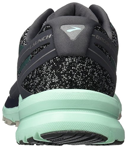 Brooks Launch 4, Zapatillas de Gimnasia Mujer, Gris (Anthracite/Beach Glass/Silver), 38 EU